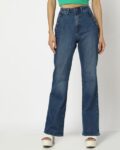 Women Lightly Washed Relaxed Fit Jeans