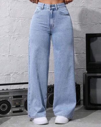 Women High-Rise Jeans with Insert Pockets