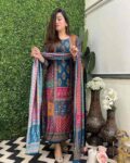 Women Embroidered Straight Kurta Set