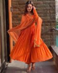 Women Printed Flared Kurta Set