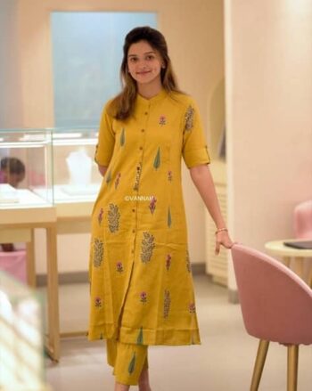 Floral Print Straight Kurta Suit Set