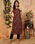 gulmohar_jaipur_maroon_printed_rayon_calf-length_straight_shirt-collar_kurta.jpg