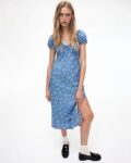 Midi Floral Shift Dress
