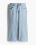 Women Wide High Cropped Jeans