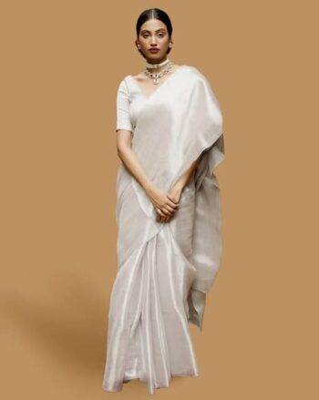 Women Handloom Tissue Silk Saree