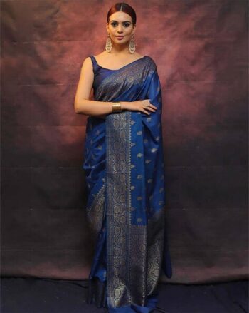 Kanjivaram Woven Banarasi Silk Saree