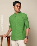 indie_picks_green_checked_woven_south_cotton_short_kurta_with_roll-up_sleeves_26_side_pocket.jpg