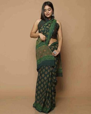 Printed Pure Cotton Saree