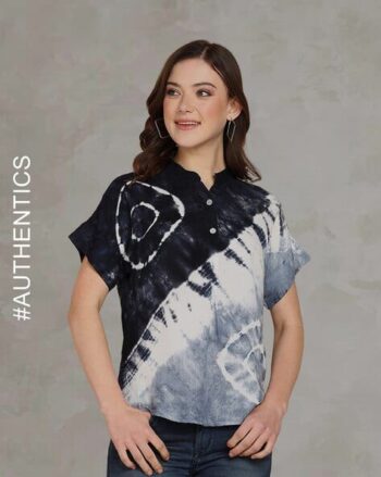 Hand Tie & Dye Relaxed Fit Top