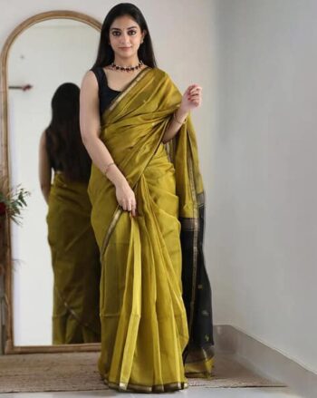 Traditional Cotton Blend Saree