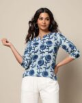 Sanganer Handblock Print Cotton Top