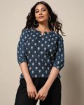 Sanganeri Handblock Print Cotton Top