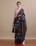 Women Fish Print Pure Cotton Saree
