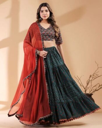 Women  Lehenga Choli Set with Dupatta