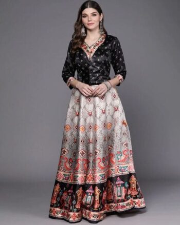 Floral Printed Lehenga Choli Set
