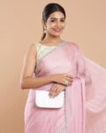 Women Embellished Chiffon Saree