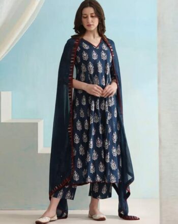 Women Embroidery Straight Kurta Set