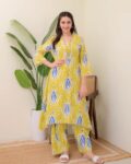 Women Embroidered Straight Kurta with Pants & Dupatta