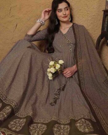 Women Embroidered Anarkali Kurta Set