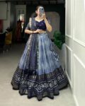 Women Printed Flared Lehenga Choli Set