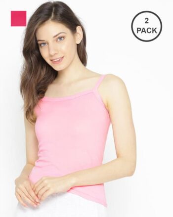 Pack of 2 Square-Neck Camisoles