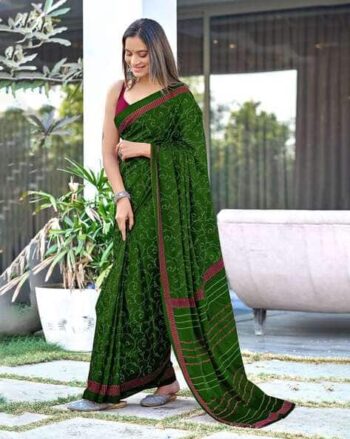 Women Traditional Saree With Blouse Piece