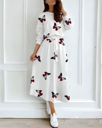 Women Midi Printed Dress