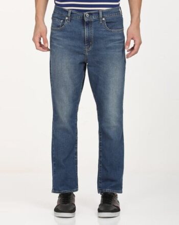 Women Mid-Wash 724 Slim Straight Jeans