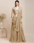 Women Embroidered Flared Lehenga Choli Set