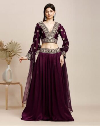 Women Lehenga Choli Set with Dupatta