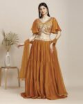 Women Embroidered Flared Lehenga Choli Set
