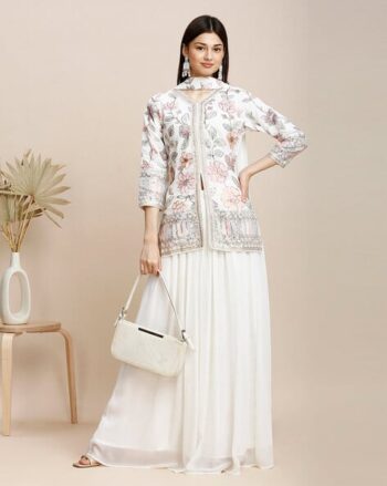 Women Embroidered Straight Kurta Set