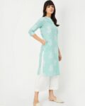 Women Floral Print Straight Kurta