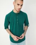 max_green_regular_fit_cotton_short_kurta_with_patch_pocket.jpg
