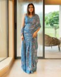 Women Floral Print Saree