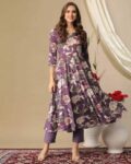Women Embroidered Straight Kurta Set