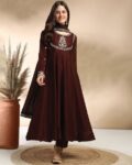 Women Embroidered Straight Kurta with Sharara & Dupatta