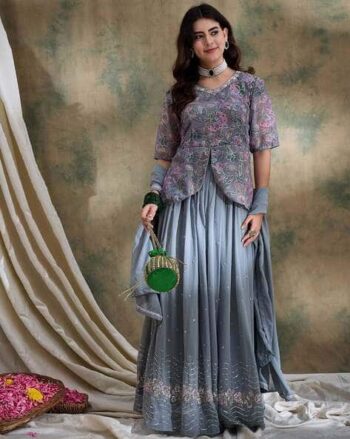 Women Lehenga Choli Set with Dupatta