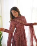 Women Embroidered Anarkali Kurta Set