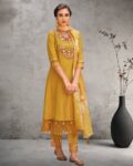 Women Embroidered Straight Kurta Set