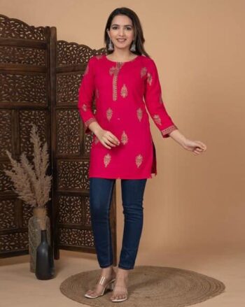 Women Block Print Tunic