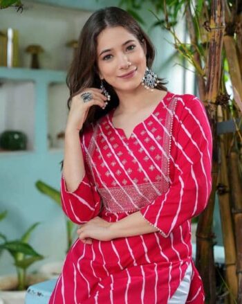 Women Embroidery A-Line Kurta Set