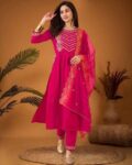 Women Floral Anarkali Kurta Set