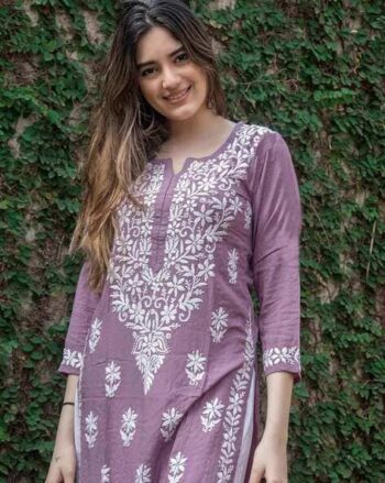 Women Embroidery A-line Kurta