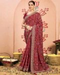 Women Bandhani Print Saree