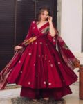 Women Embroidery Flared Kurta Set