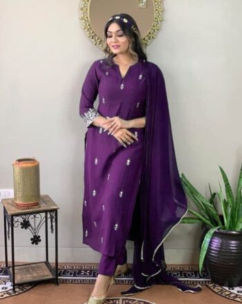 Women Printed Straight Kurta Suit Set