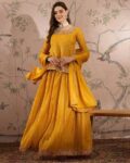 Women Embroidered Flared Lehenga Choli Set