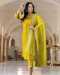 Women Embroidery A-line Kurta Set