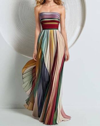 Women Stripes Dress